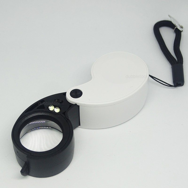 กล้องส่องจิวเวลรี่ เลนส์ขยายส่องพระ 30 x 25mm พร้อมไฟ ส่องสว่าง