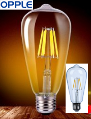 หลอด LED EcoMax Filament bulb ST64