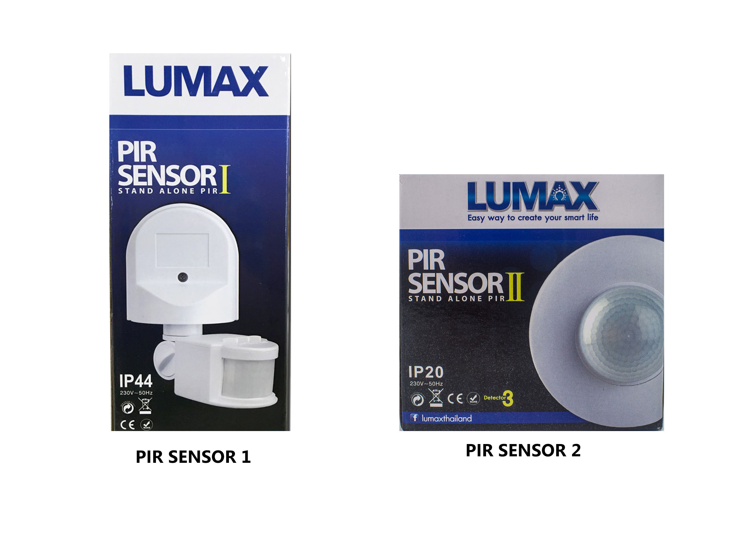 หลอดPIR sensor I / II LUMAX