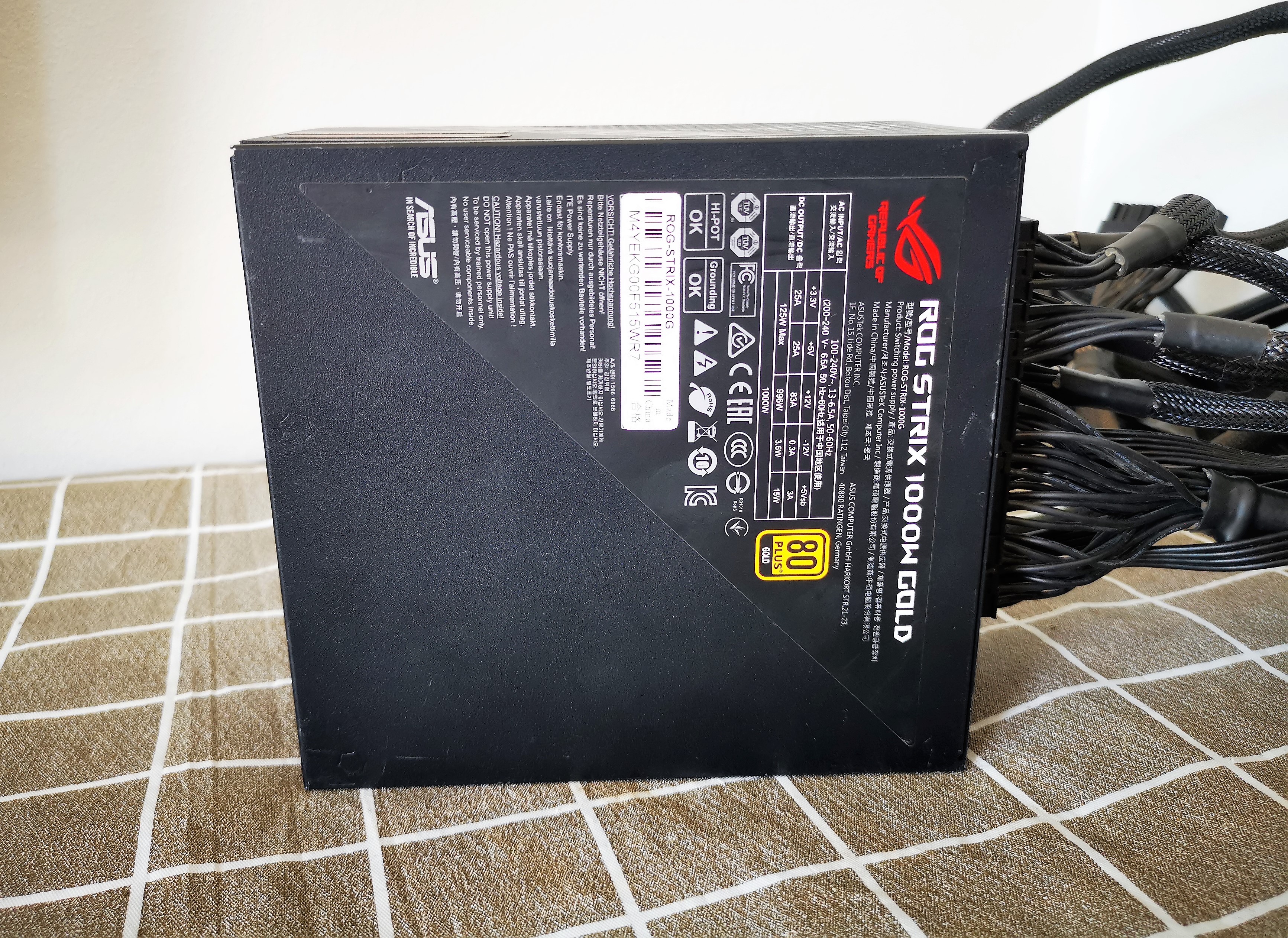 PSU Rog Strix 1000W (80+ Gold)