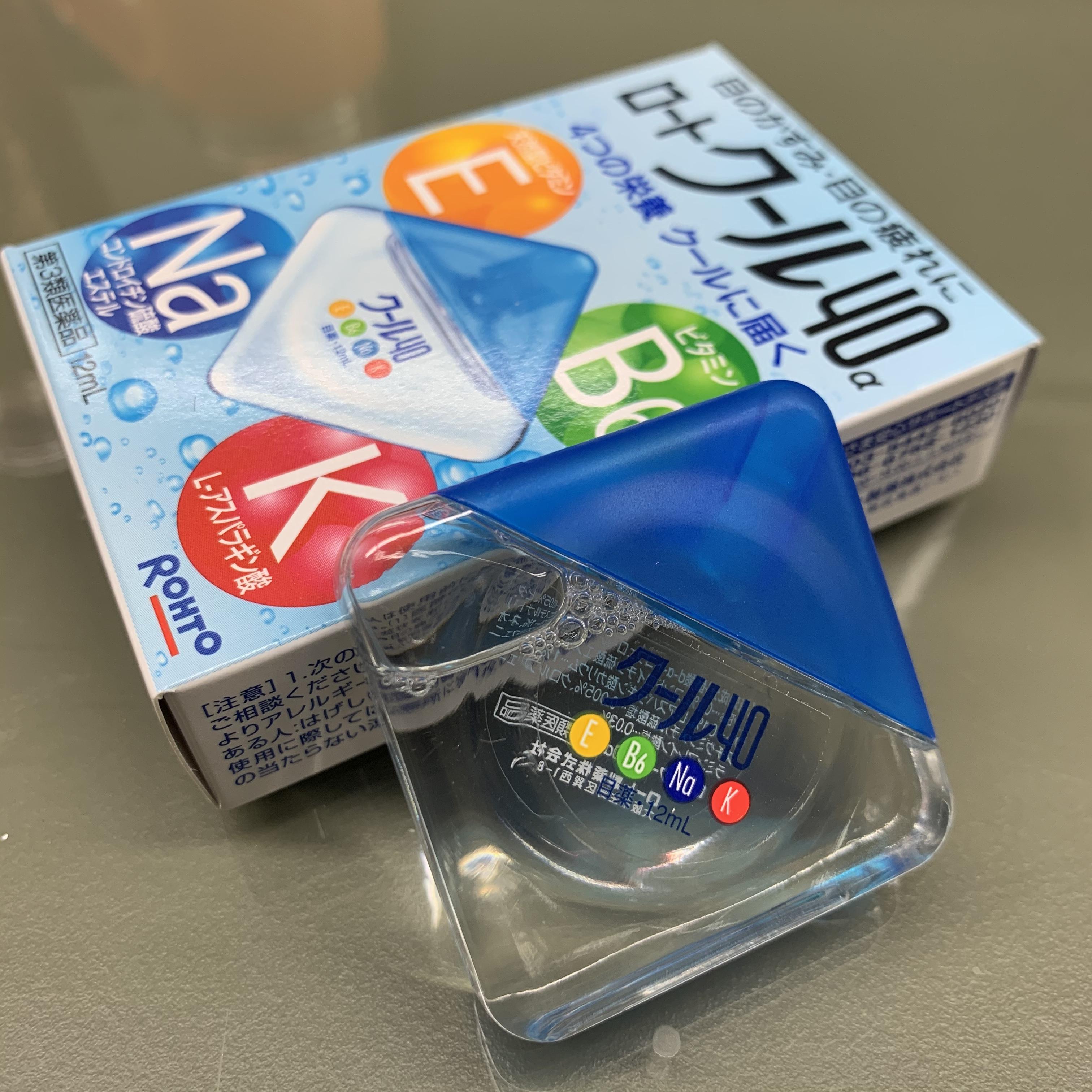 น้ำตาเทียม Rohto Vita Cool สีฟ้า (เย็นระดับ 5)