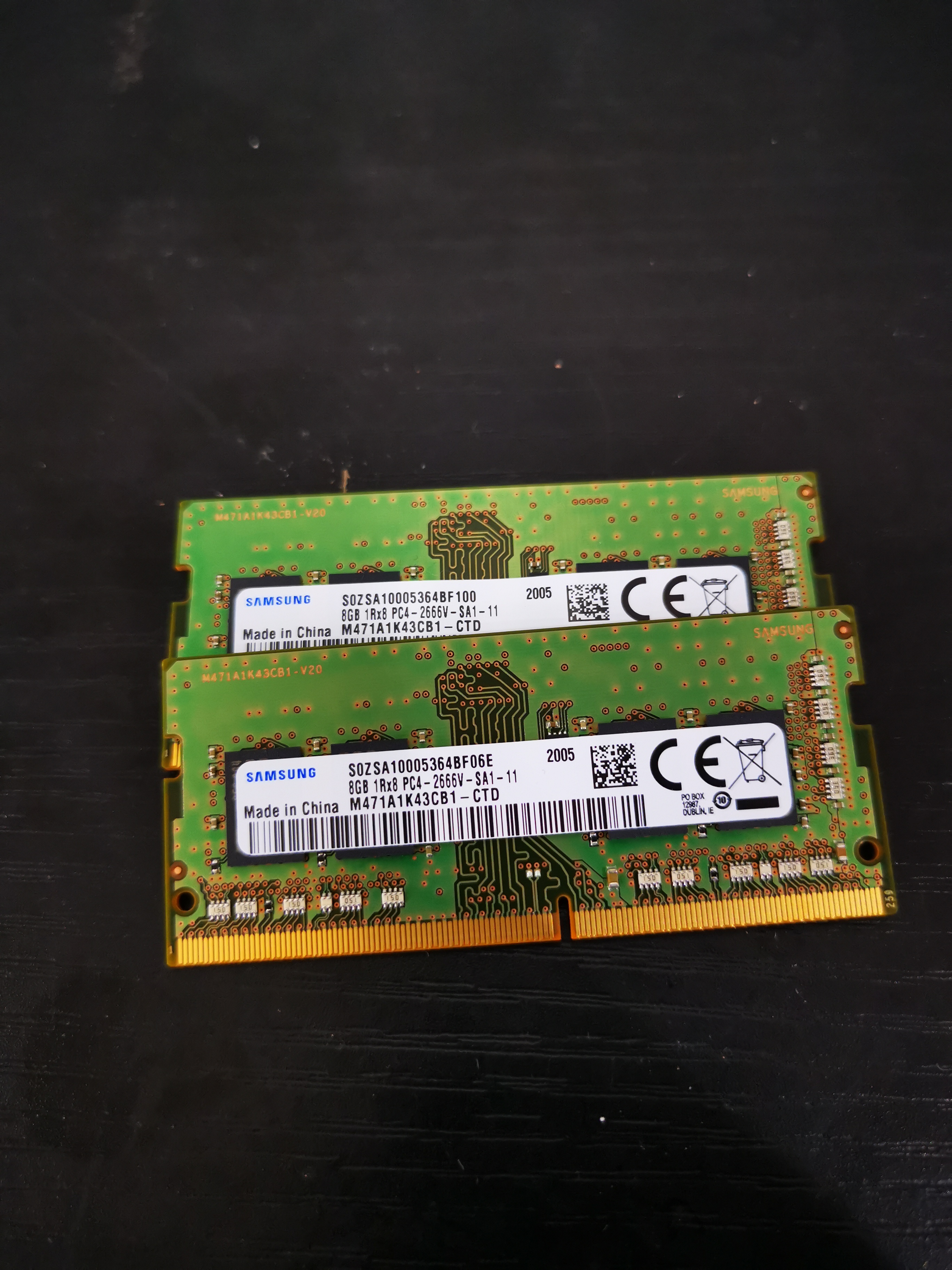 Ram NB Samsung DDR4 8GB(8*1)/2666