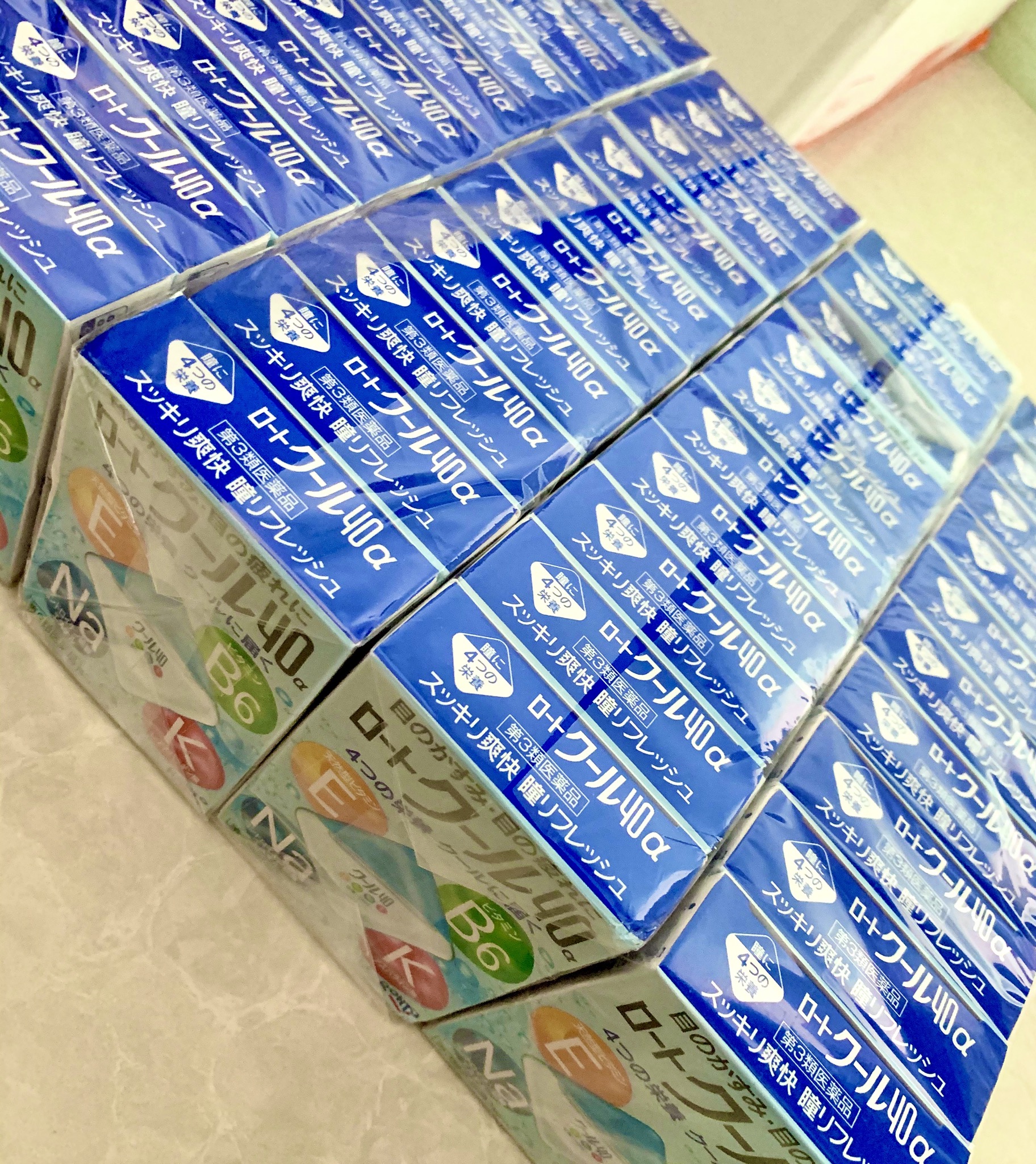 น้ำตาเทียม Rohto Vita Cool สีฟ้า (เย็นระดับ 5)