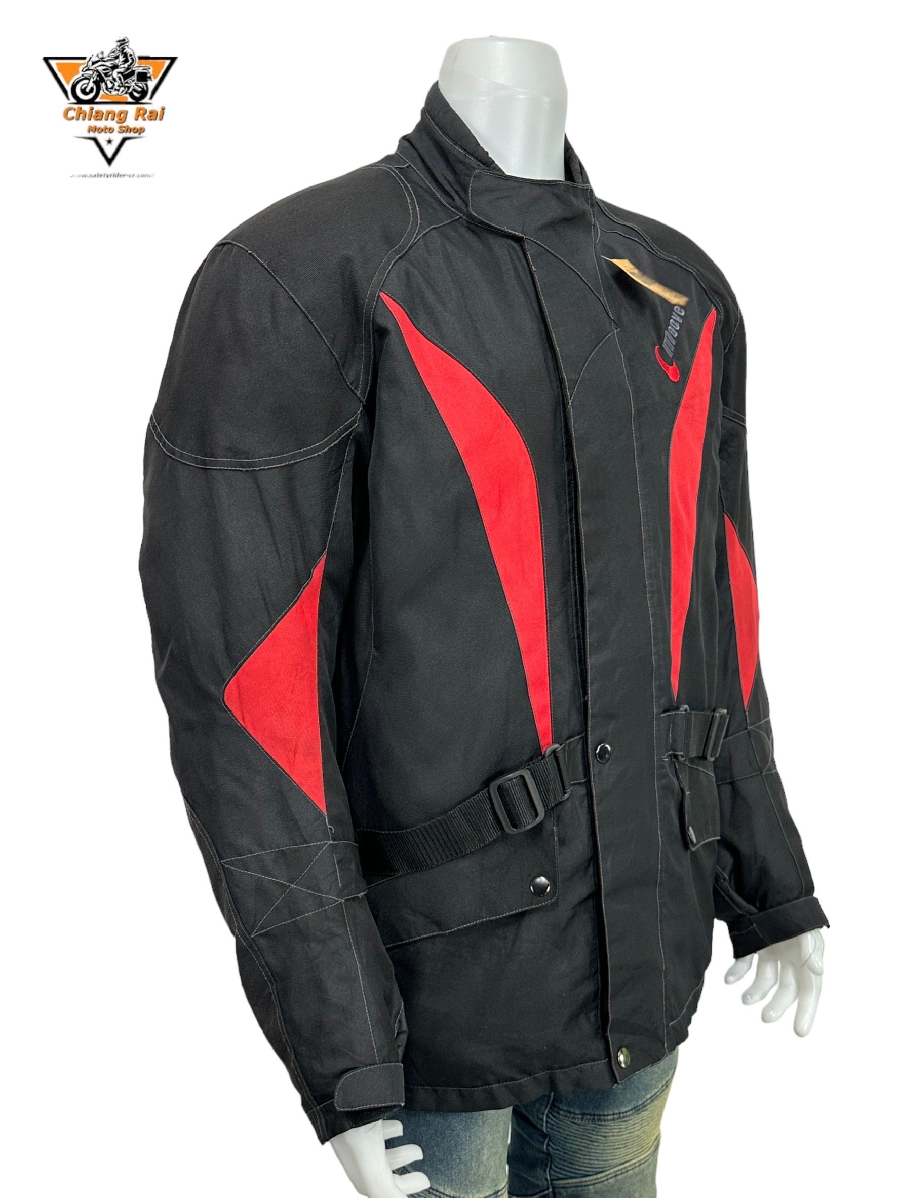เสื้อขี่มอเตอร์ไซด์( มือสอง) RCTA 557: อก 50" ยาว 27" (XL) *moove**