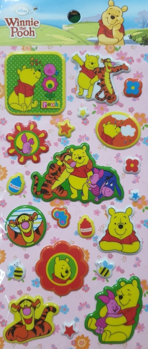 Disney Pooh สติ๊กเกอร์ หมีพูห์ ใช้ตกแต่ง (ญี่ปุ่น)