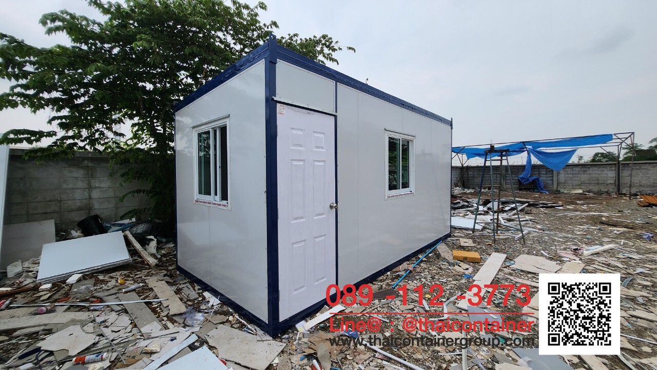 ป้อมส่งเอกสาร สำนักงานขนาด 3*4 ม. ตู้สำนักงาน