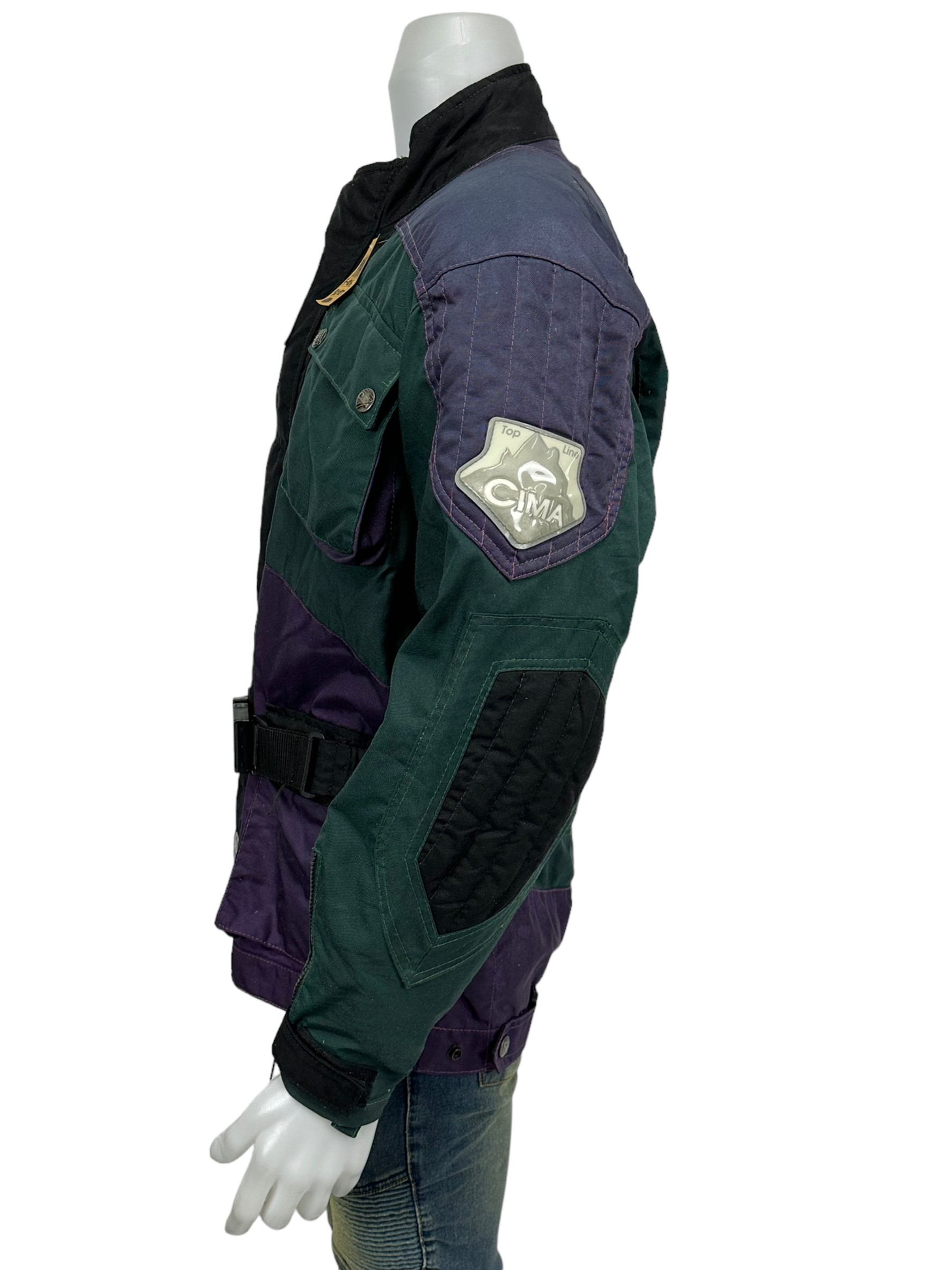 เสื้อขี่มอเตอร์ไซด์( มือสอง) F 006: อก 50" ยาว 27" (XL) **TECHNO**