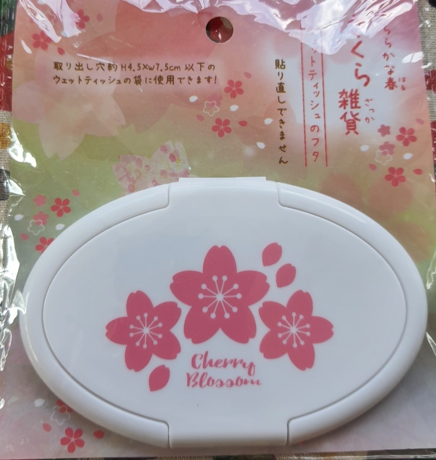 ฝาปิดทิชชู่เปียก ซากุระ(ญี่ปุ่น) Size : 11 cm