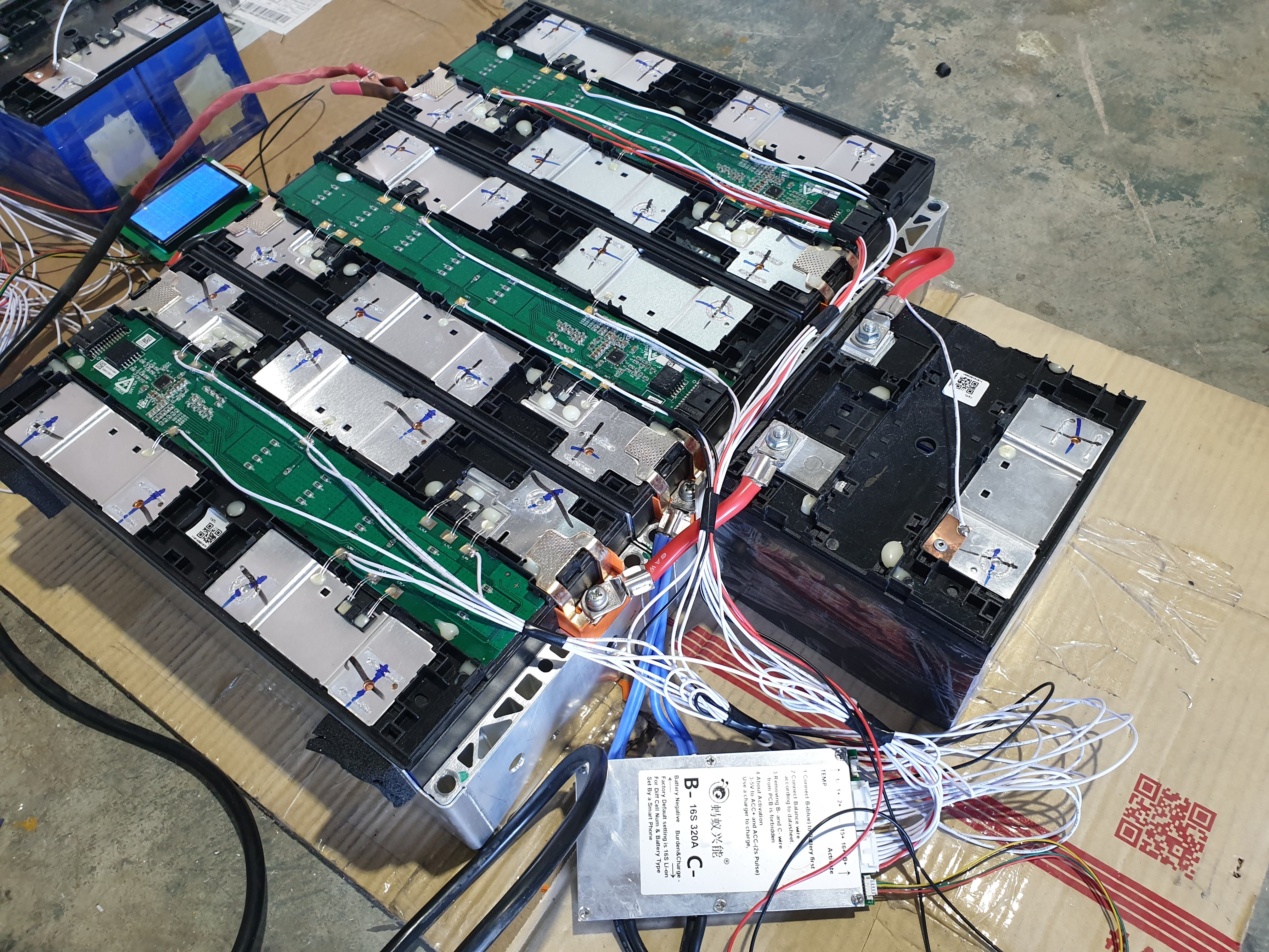 แบตเตอรี่รถกอล์ฟ รถโฟล์คลิฟไฟฟ้า 48v 150Ah ประกอบตามสั่ง