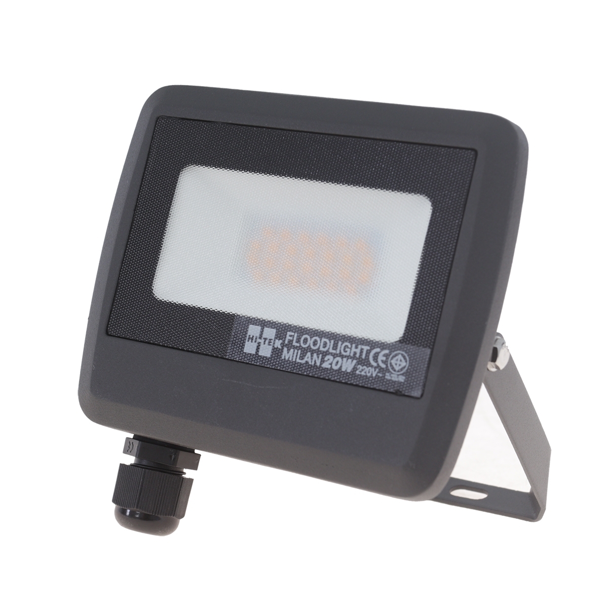 HI-TEK สปอร์ตไลท์ LED IP65 20 วัตต์ มิลาน (WARM WHITE)