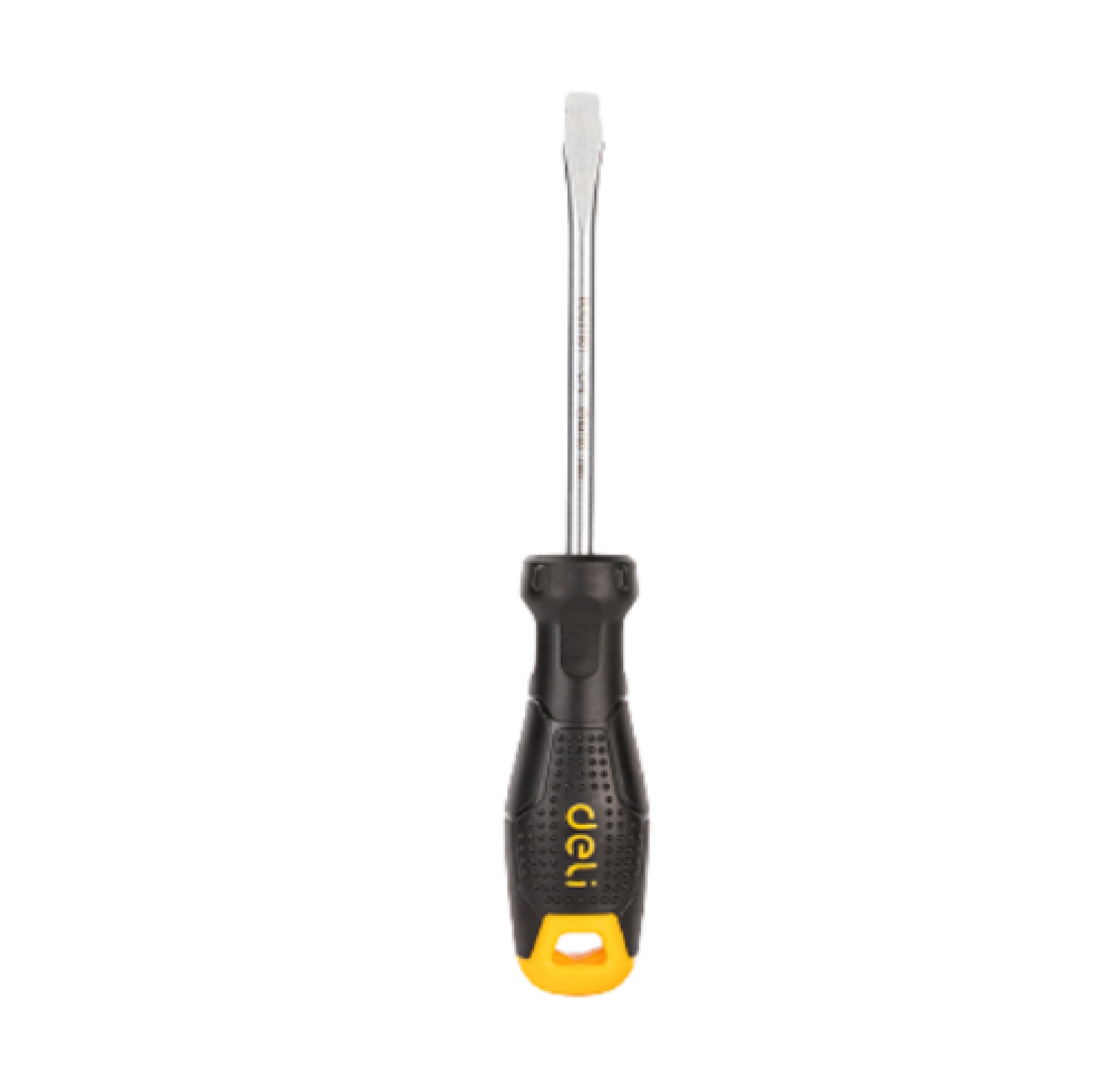 ไขควงปากแบน SL6x100mm Cr-v EDL6261001 ด้ามธรรมดา DELI