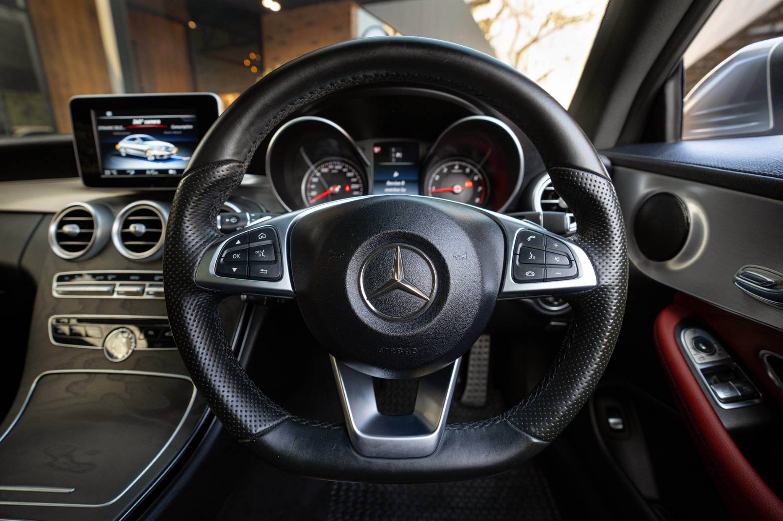 Mercedes Benz C250 Coupe AMG Dynamic สีเทา ปี 2017