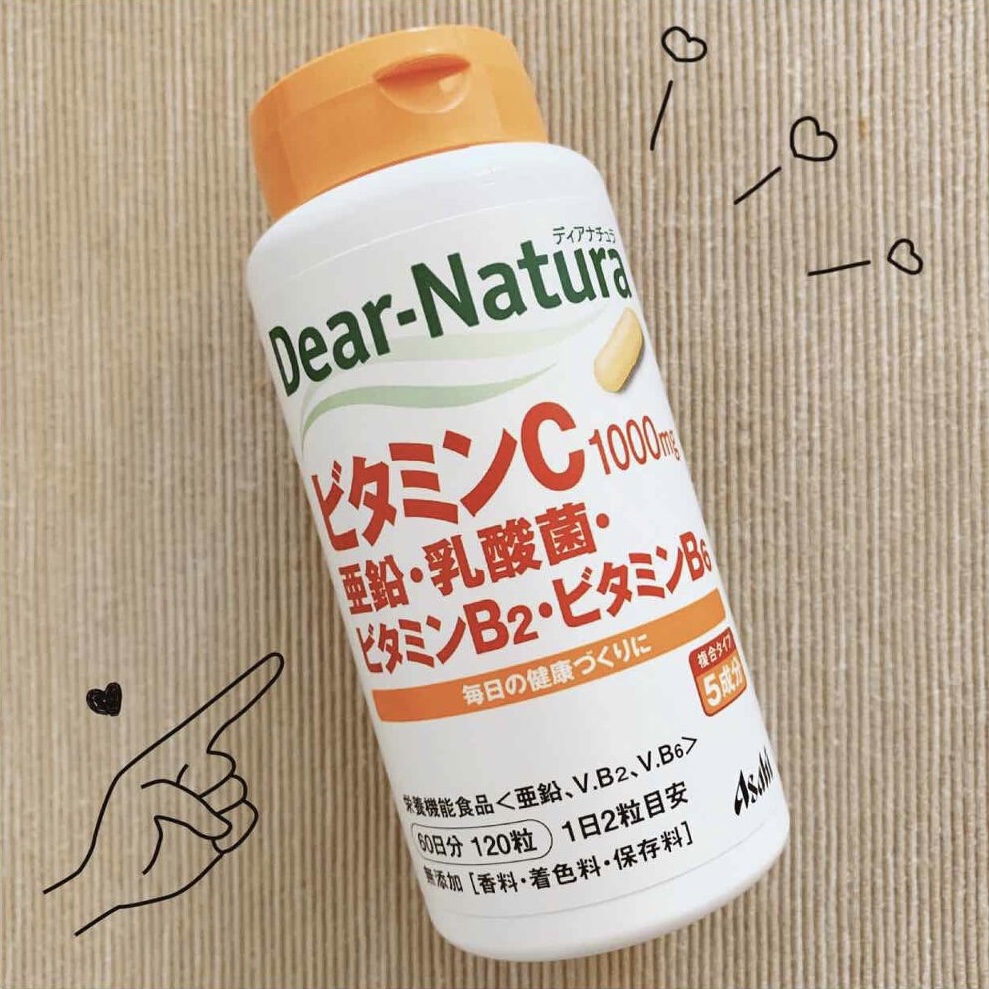 ðĨAsahi Dear-natura Vitamin C 1000mg.âĻāļ§āļīāļāļēāļĄāļīāļāļāļĩāļāļģāļĢāļļāļāļĢāđāļēāļāļāļēāļĒ āļŠāļđāļāļĢāļāļŠāļĄ Zinc āđāļĨāļ° Lactic acid bacteria Vitamin B2,B6ðĨ(āļāļĢāļĢāļāļļ 120 āđāļĄāđāļ āļāļēāļāđāļāđ 60 āļ§āļąāļ)
