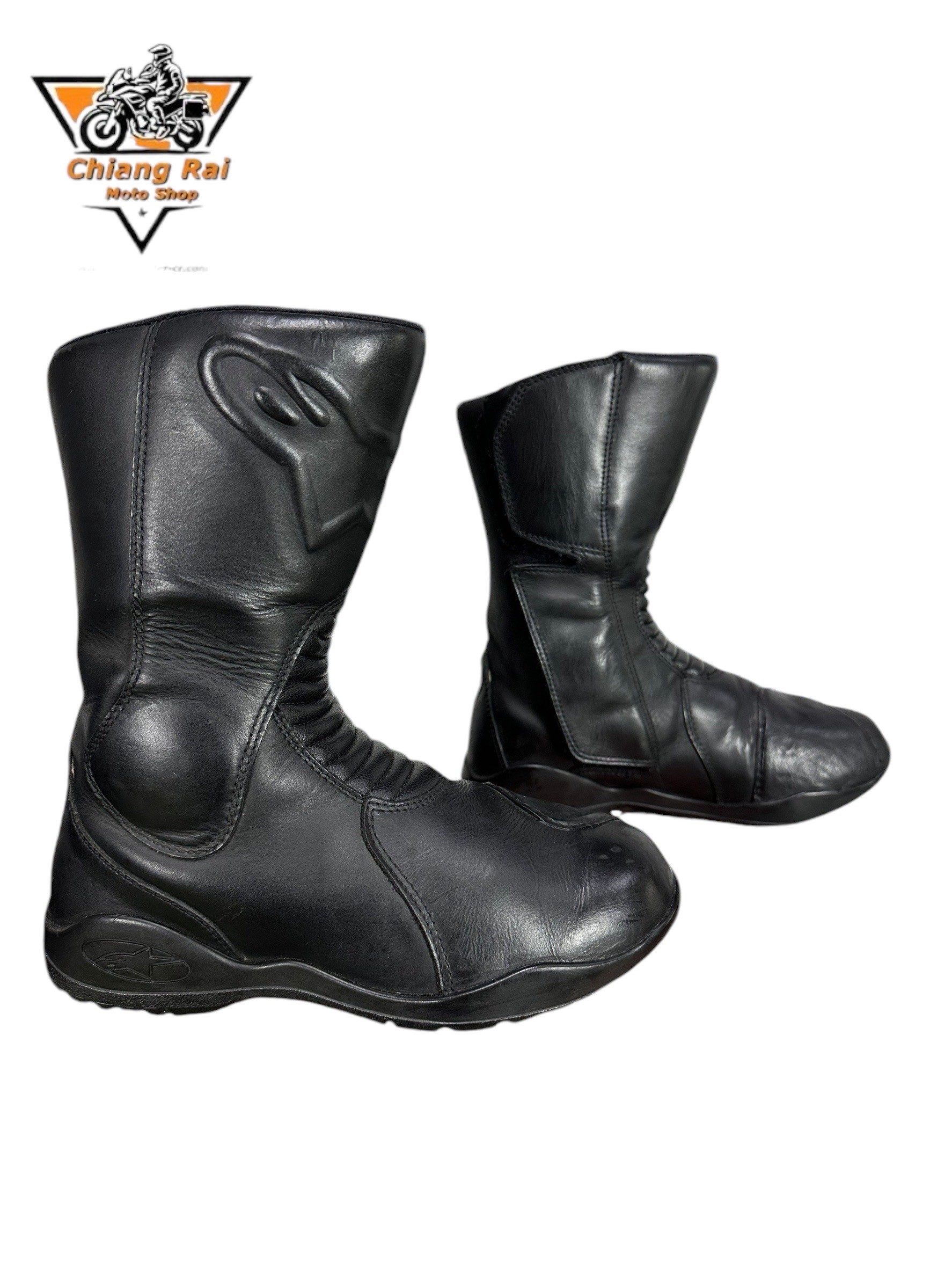 รองเท้าขี่มอเตอร์ไซด์( มือสอง) RCBS-787 Size ขนาดจากป้าย 38:EUR / 5.5:UK / 24:Cm.(alpinestars)