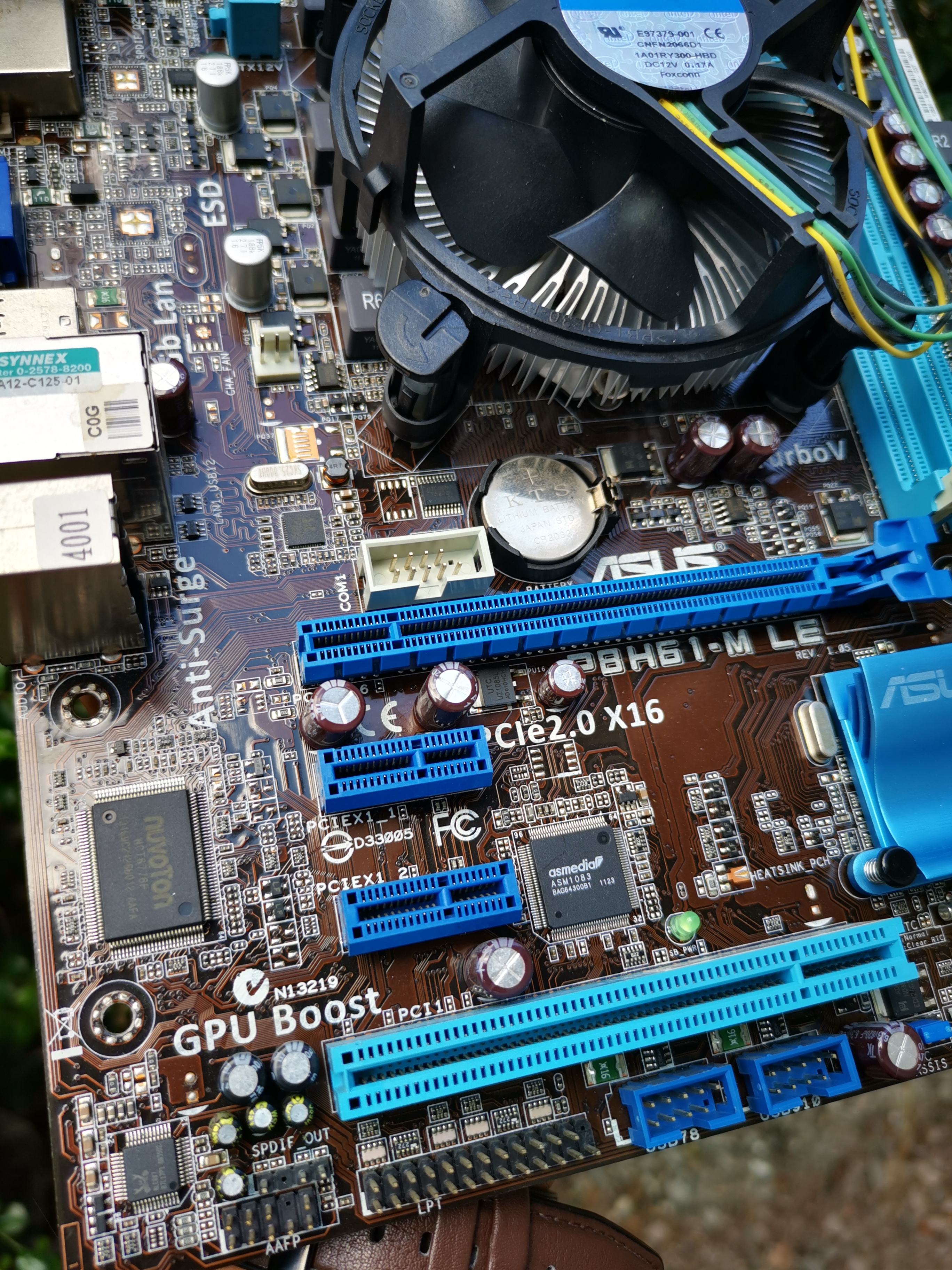 เซ็ต CPU i3 2120 + Asus P8H61 M LE