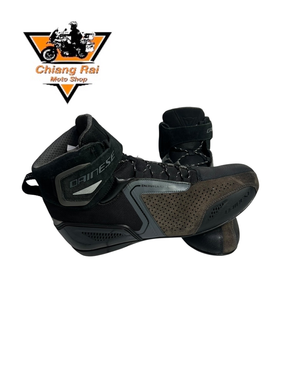 รองเท้าขี่มอเตอร์ไซด์( มือสอง) RCBT-049 Size ขนาดจากป้าย 45:EUR / 10.5:UK / 28.5:Cm.(Dainese)