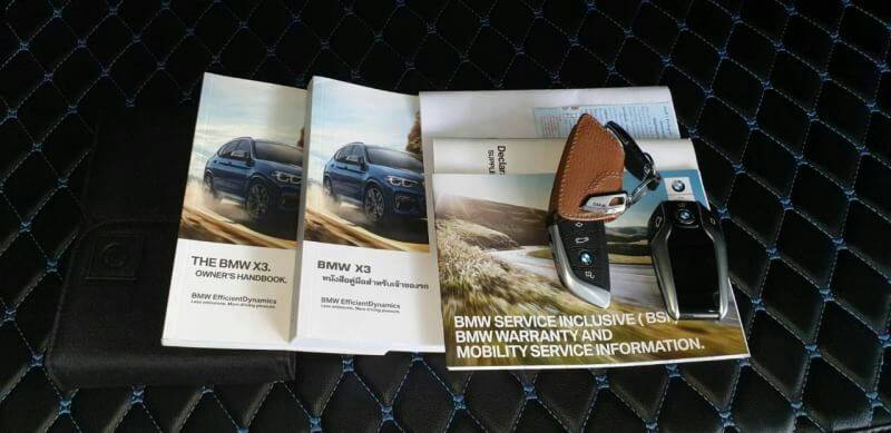 Bmw X3 XDrive20d M sport (โฉมใหม่ G01) ชุด Msport (CBU) ปี 2018 (เครื่องดีเซล)