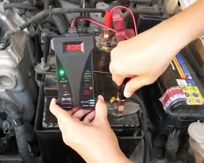เครื่องตรวจเช็คสภาพแบตเตอรี่ และไดชาร์จ