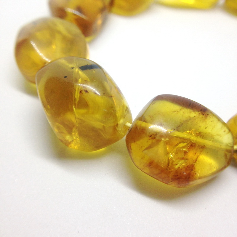 สร้อยข้อมือ อำพัน พม่าแท้ (Amber Burmese) BB01