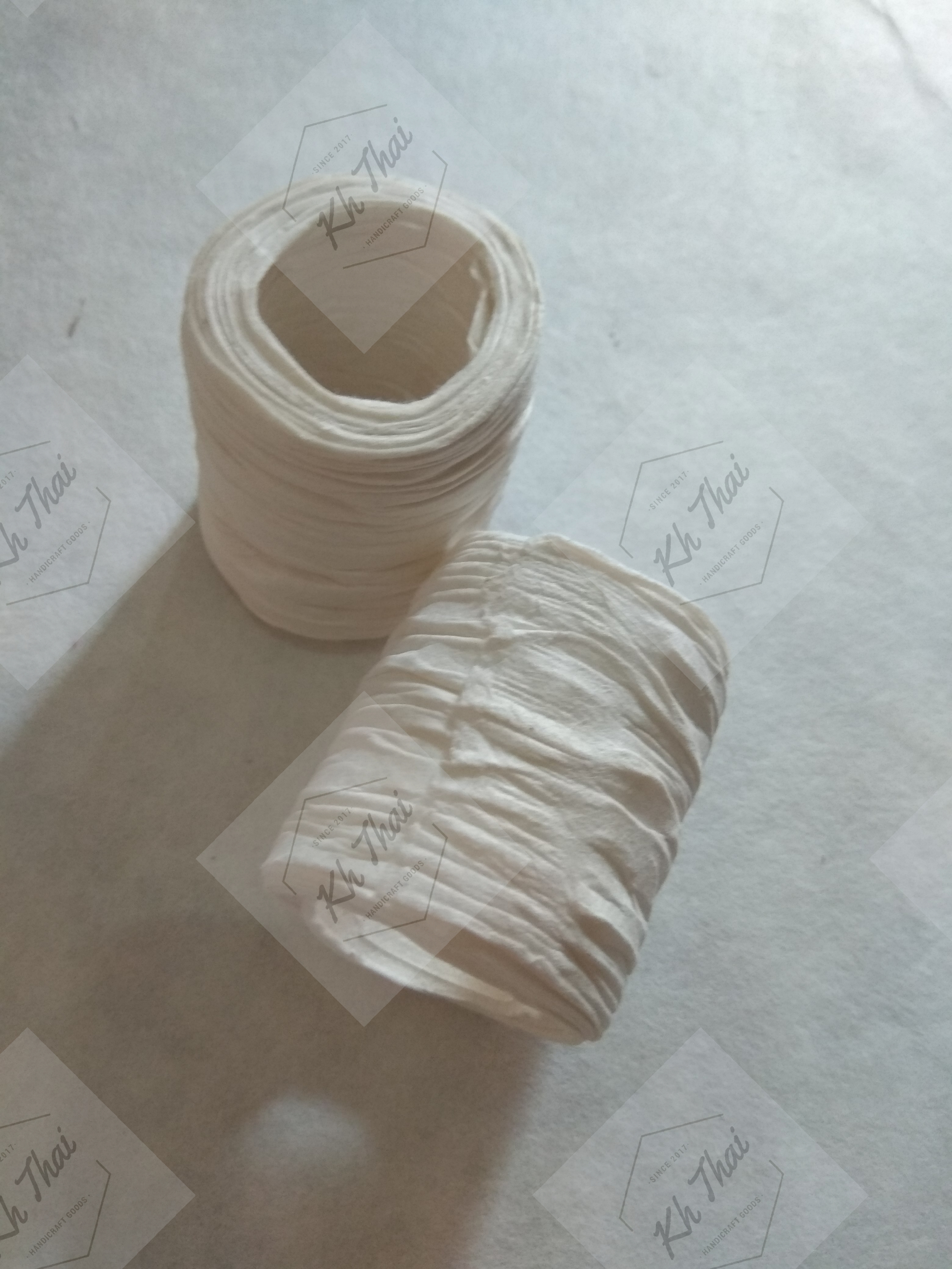 ริบบิ้นกระดษสาสีขาว