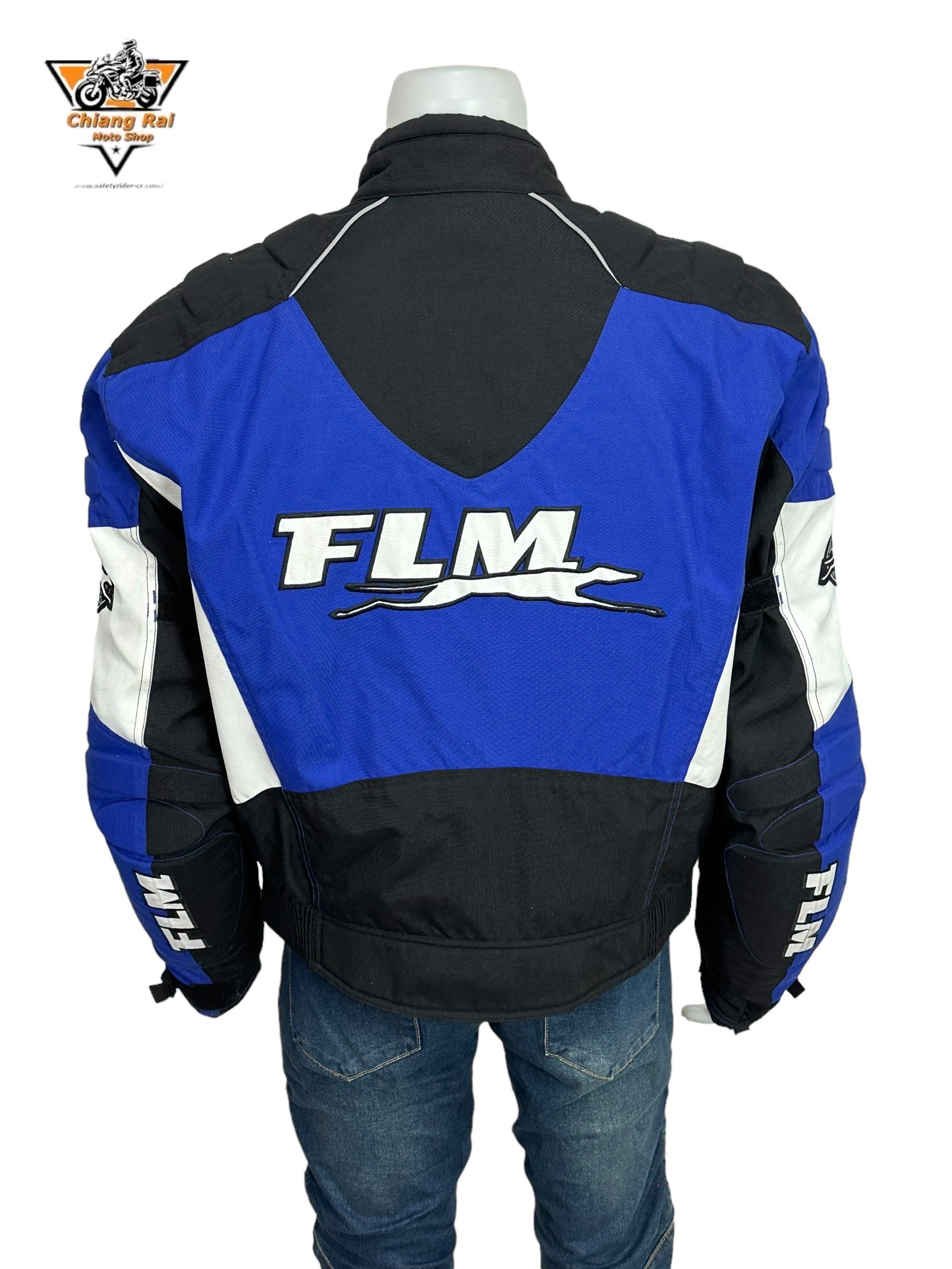 เสื้อขี่มอเตอร์ไซด์( มือสอง) RCSA 886 : อก 52" ยาว 25" (XL) **FLM**