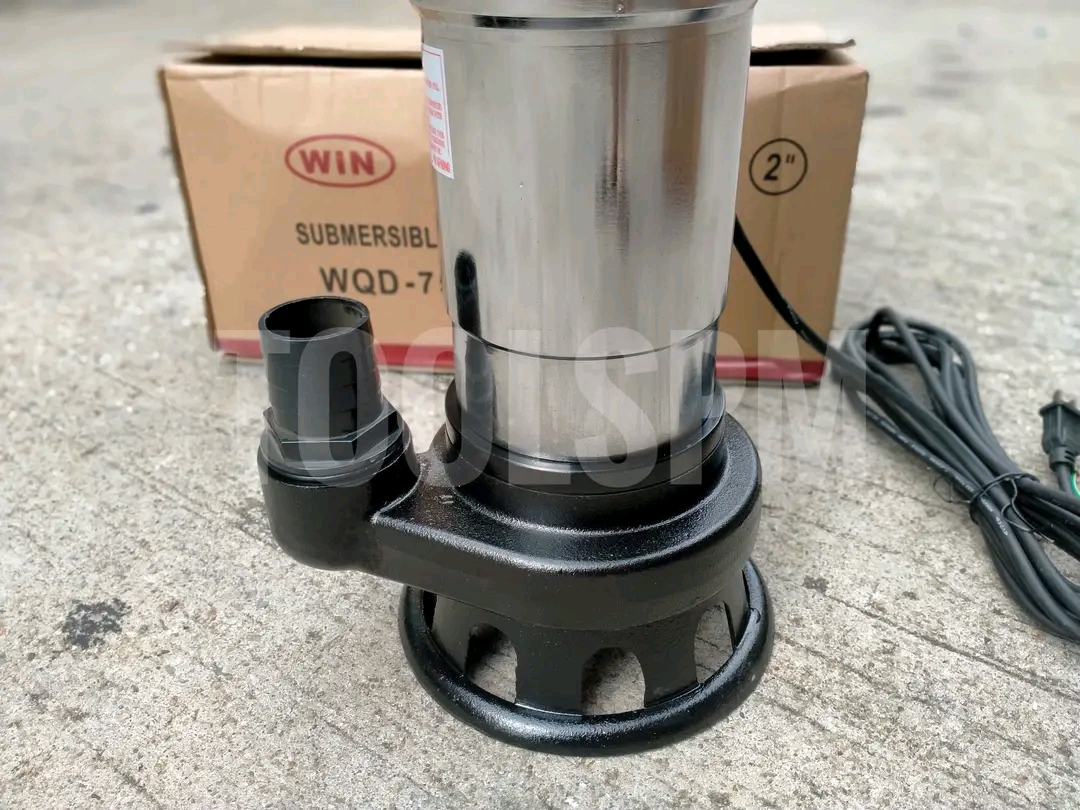 ปั๊มแช่สแตนเลส ดูดโคลน Win มีให้เลือก ท่อ 2นิ้ว 1แรง และ ท่อ 3นิ้ว 2แรง