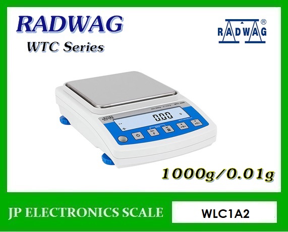 เครื่องชั่งละเอียดสูง1000g เครื่องชั่งละเอียด1000g เครื่องชั่งคุณภาพสูง1000กรัม เครื่องชั่งน้ำหนัก1000กรัม เครื่องชั่งน้ำหนัก1000g ตาชั่ง1000g กิโลดิจิตอล1000กรัม เครื่องชั่ง1000g*0.01g ยี่ห้อ RADWAG รุ่น WLC1A2 ขนาดถาดชั่งเ 195x195mm.
