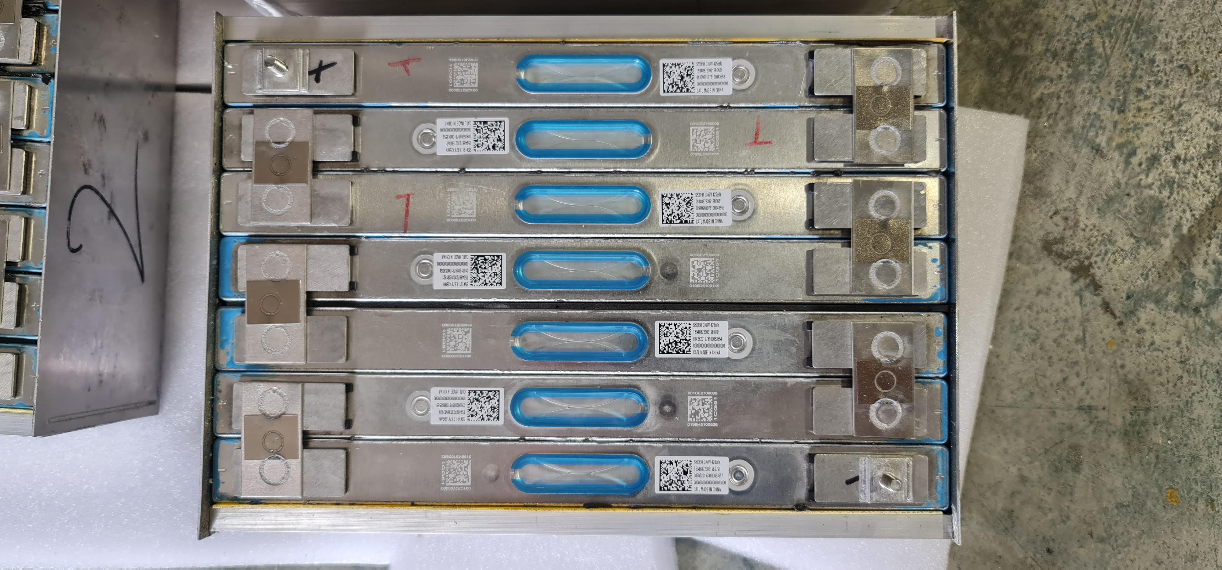 BMW ix3 lithium battery NMC 811 prismatic cell 3.7v 117Ah แบตเตอรี่ bmw ix3