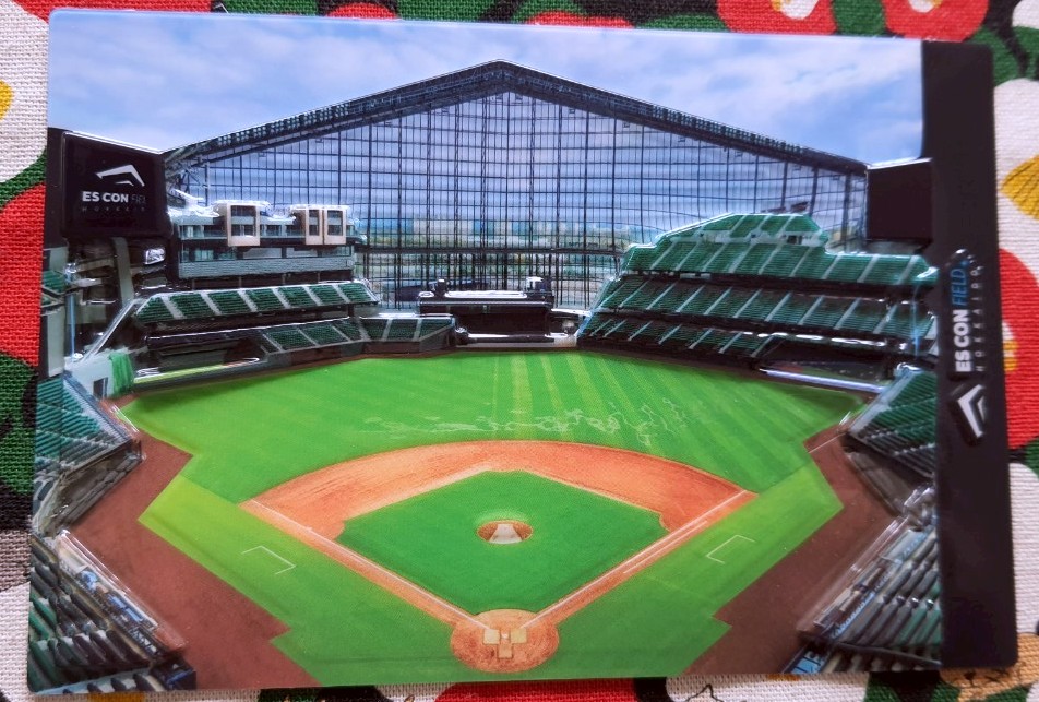 ES CON FIELD HOKKAIDO Post card โปสการ์ด สนามเอสคอน ฮอกไกโด แบบ 3D ภาพนูน จากญี่ปุ่น Size : 15 x 10 cm
