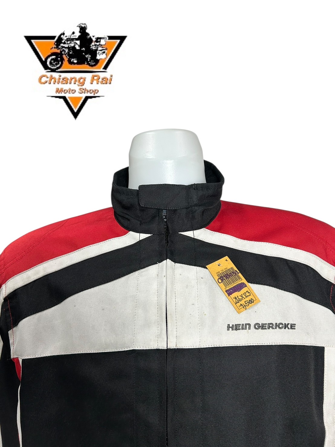 เสื้อขี่มอเตอร์ไซด์( มือสอง) CRSB 031 : อก 46" ยาว 23" (L) **Hein Gericke**