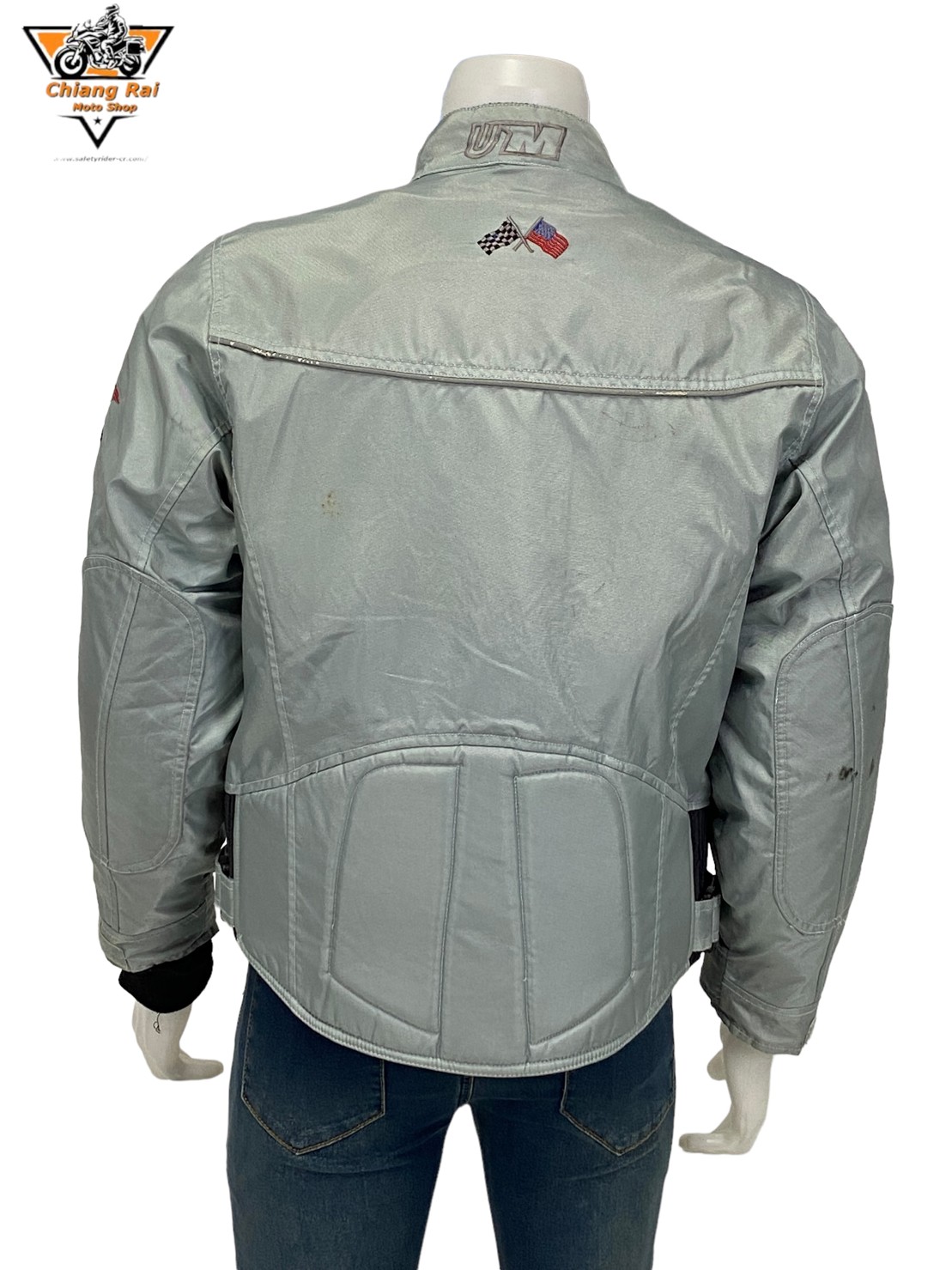 เสื้อขี่มอเตอร์ไซด์( มือสอง) RCSA 512: อก 44" ยาว 24" (M) **UM**