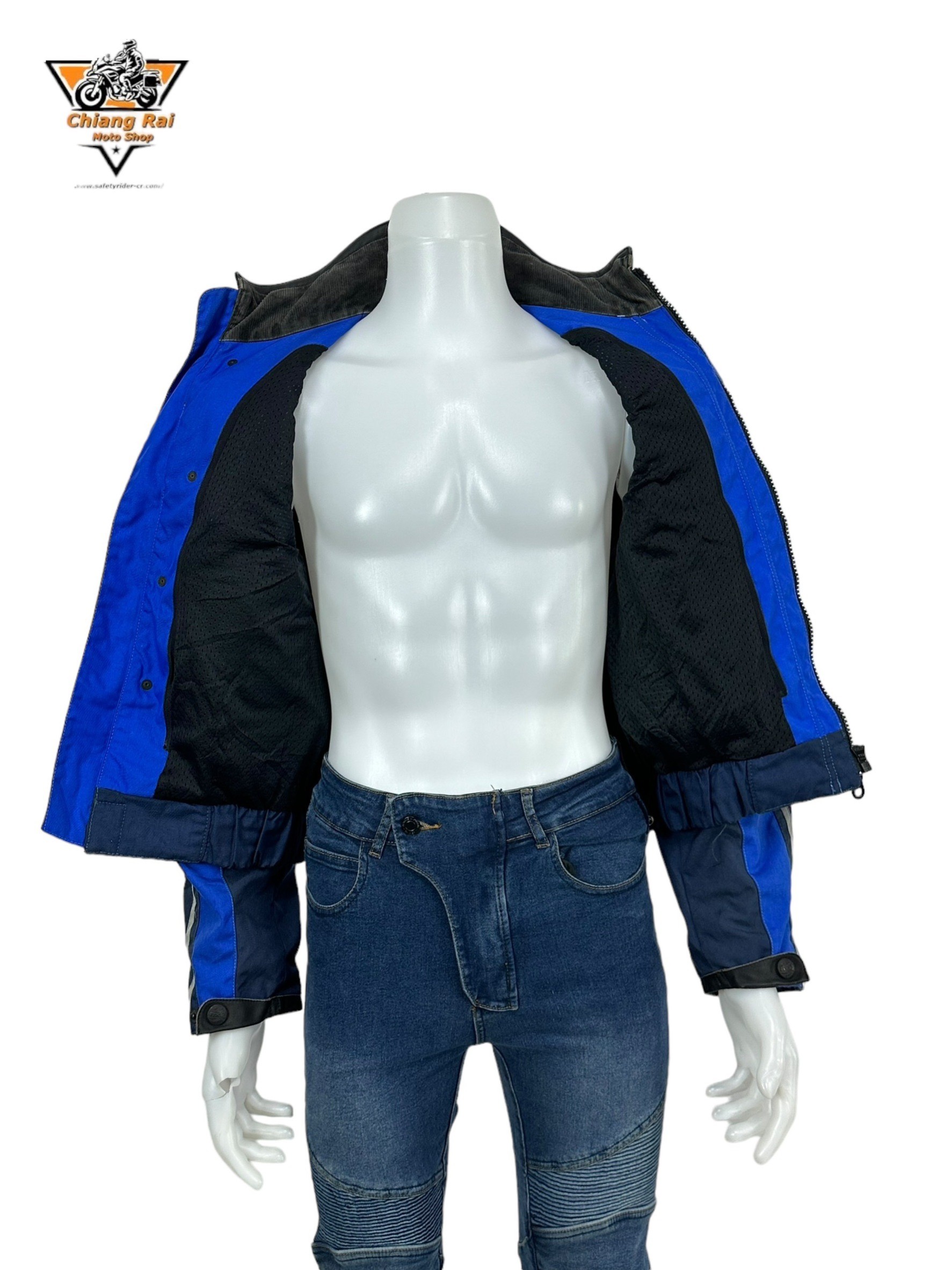 เสื้อขี่มอเตอร์ไซด์( มือสอง) RCSA 837 : อก 42-44" ยาว 22" (M) **axo**