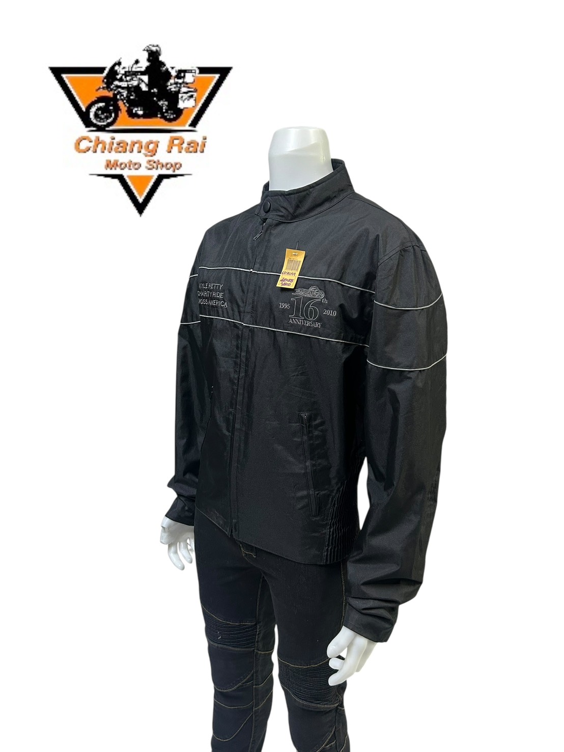 เสื้อขี่มอเตอร์ไซด์( มือสอง) CRSB 059 : อก 42" ยาว 25" (M) **JH design** (ไม่มีการ์ด)