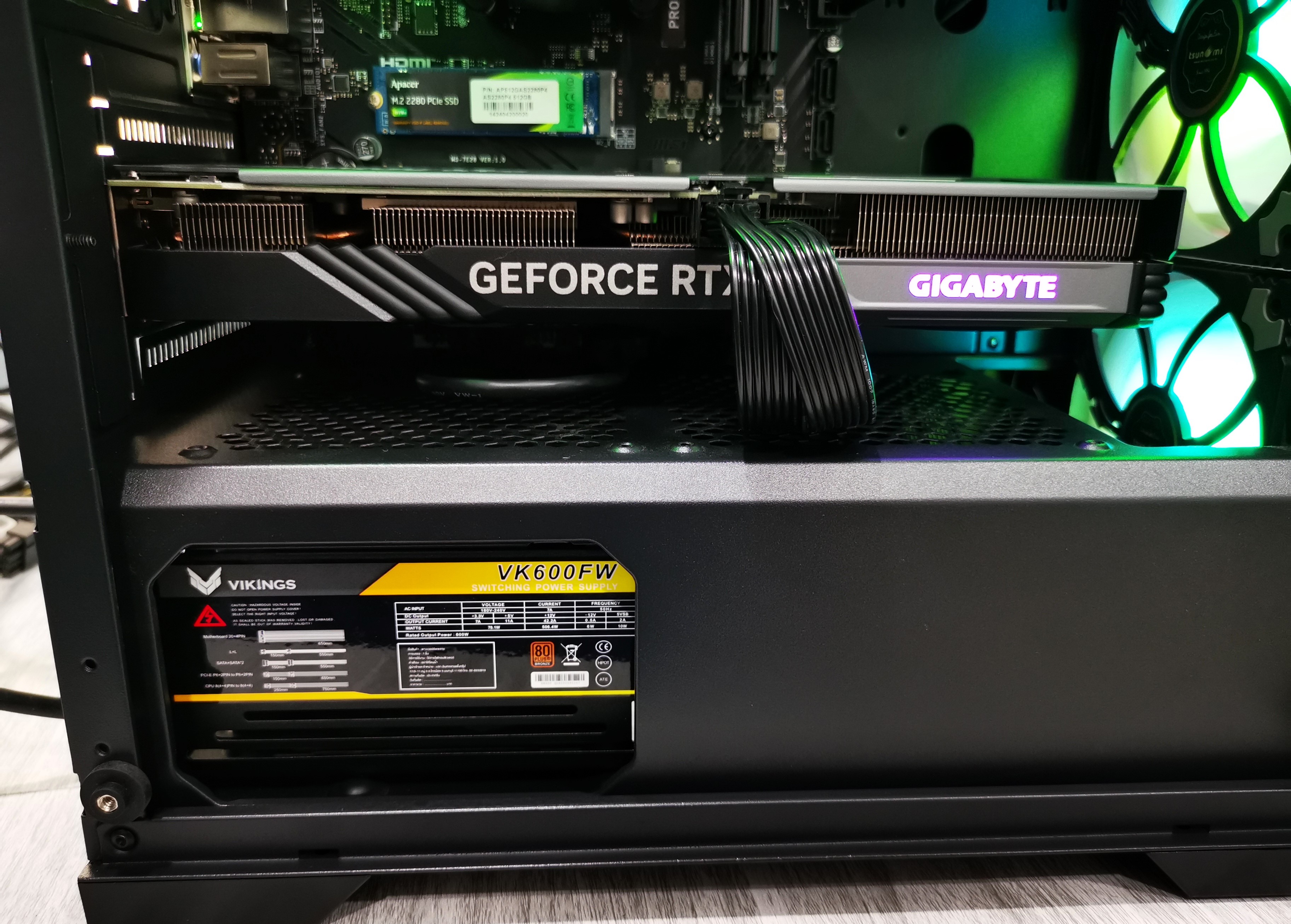 คอมประกอบเซ็ต Ryzen 5 7600 + RTX 4060