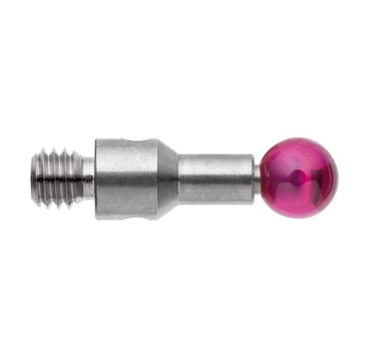 หัววัด CMM M3, Ruby ball 4 mm, EWL 7 mm, L 10 mm เสป็คเดียวกับ Renishaw code. A-5004-0423