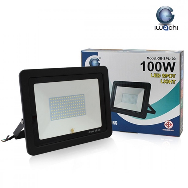 สปอร์ตไลท์ LED 100w รุ่นบาง Warmwhite IWACHI