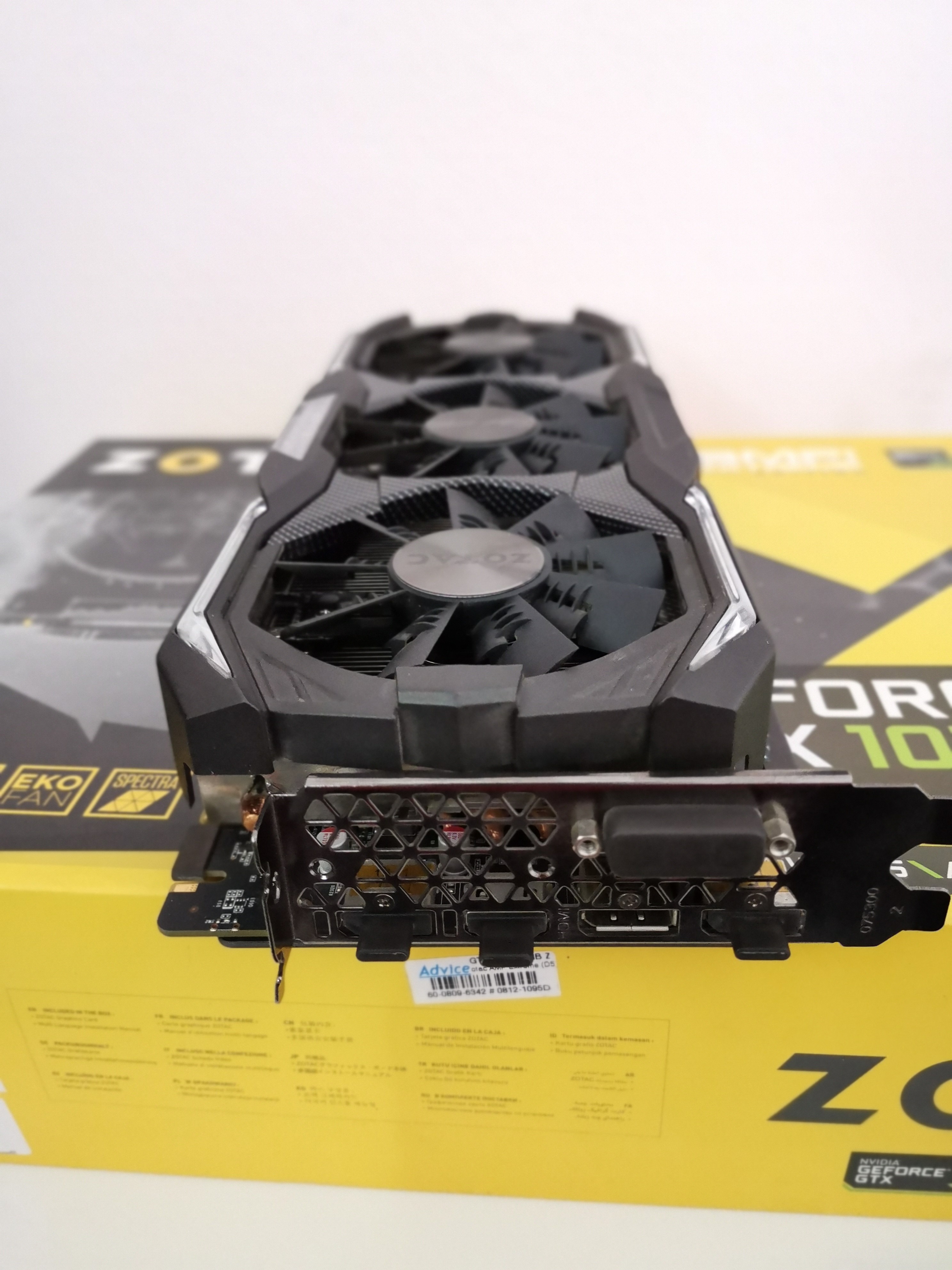 ZOTAC GTX1070TI amp extreme edition 8GB
