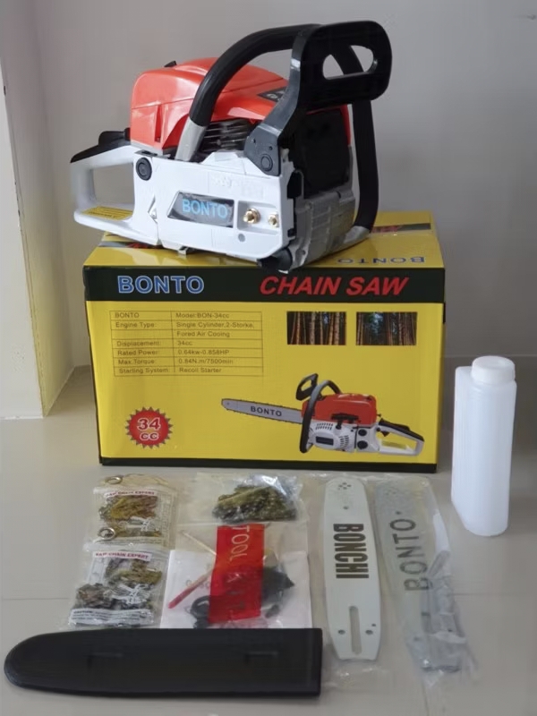 เลื่อยยนต์ ยี่ห้อ BONTO 11.5 นิ้ว โซ่ 3 เส้น บาร์ 2 อัน