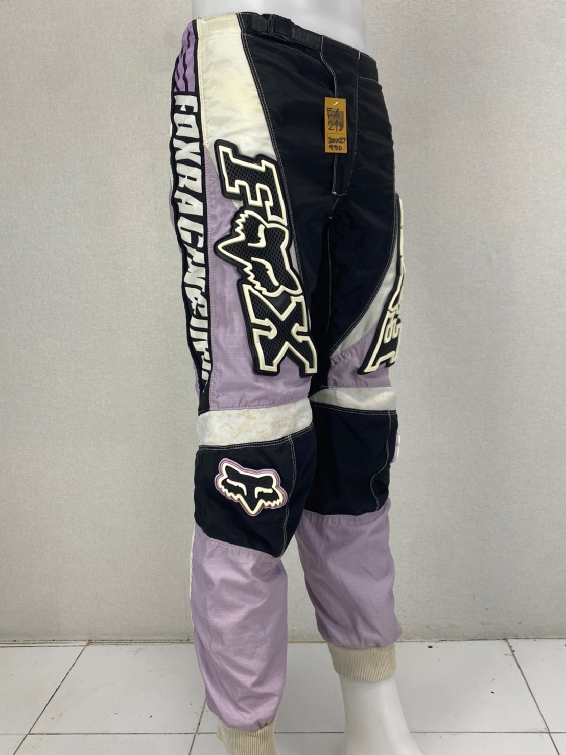 กางเกงขี่มอเตอร์ไซด์ ( มือสอง ) E&A 218: เอว 30" ยาว 27" **FOX**