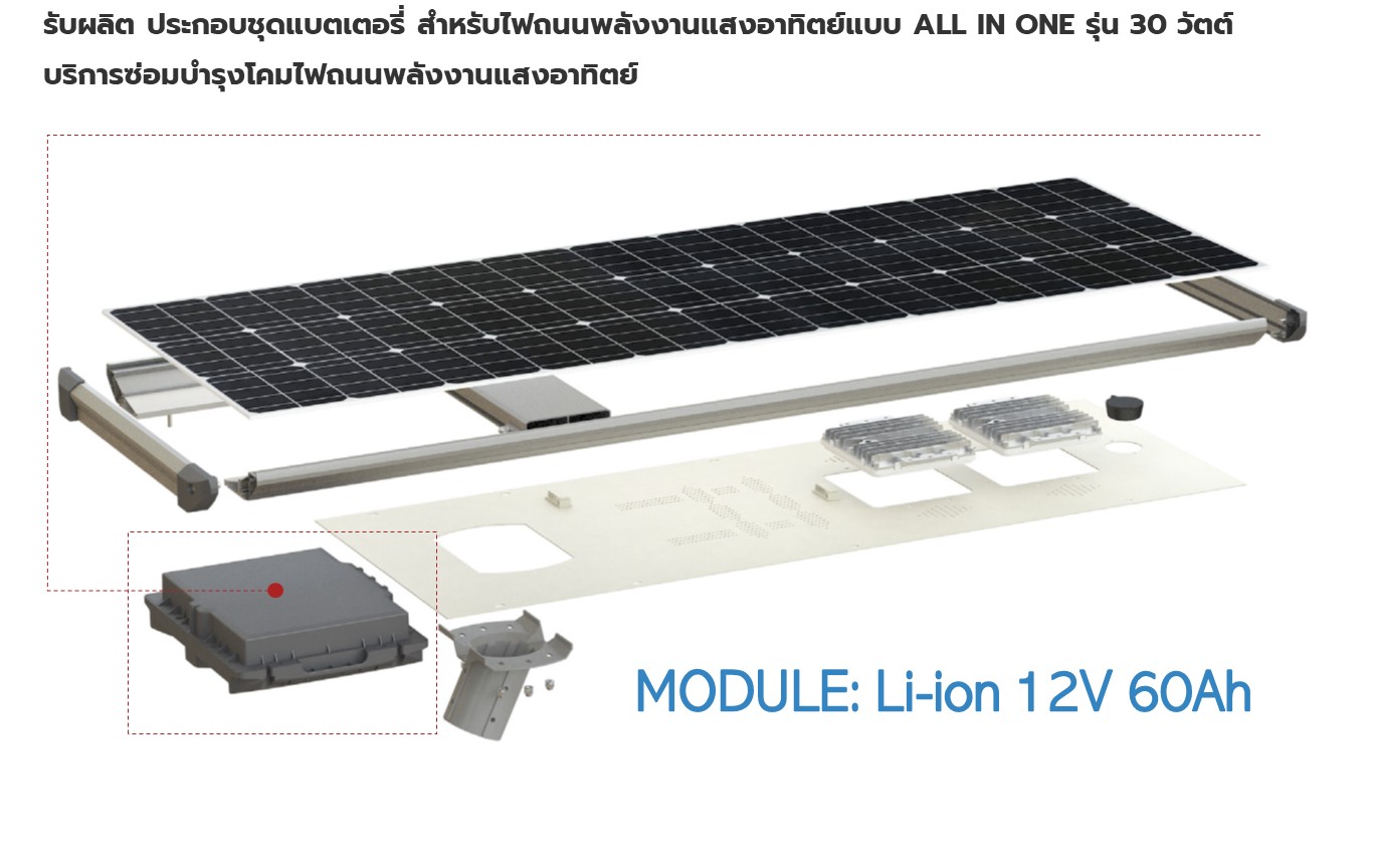 แบตเตอรี่ลิเธียม Li-ion 12V, LiFePO4 12.8V