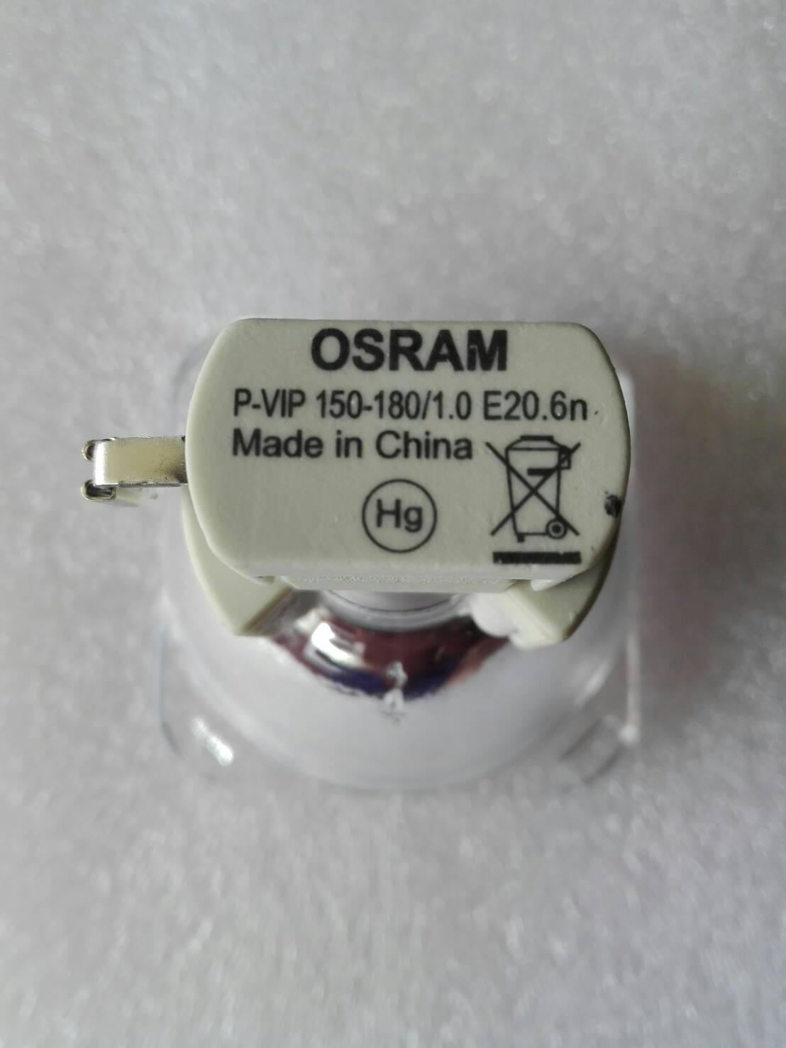 ไส้หลอดโปรเจคเตอร์ Osram P-VIP 150-180 1.0 E20.6n