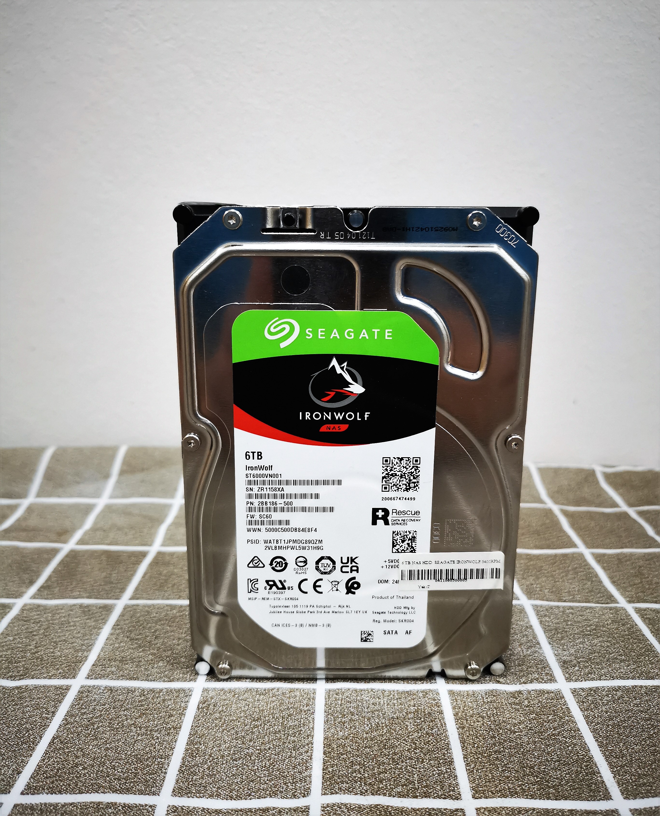 HDD Seagate IronWolf 6TB (5400RPM, 256MB, SATA-3)