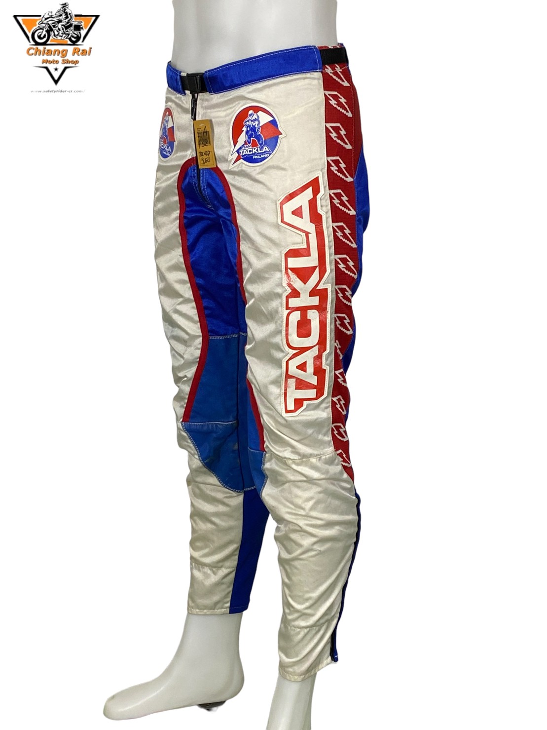 กางเกงสำหรับขี่มอเตอร์ไซด์ ( มือสอง ) E&A 432: เอว 32" ยาว 27" **TACKLA**