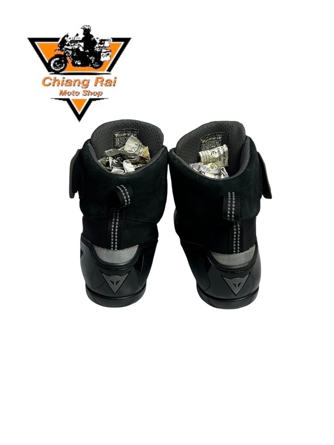 รองเท้าขี่มอเตอร์ไซด์( มือสอง) RCBT-049 Size ขนาดจากป้าย 45:EUR / 10.5:UK / 28.5:Cm.(Dainese)