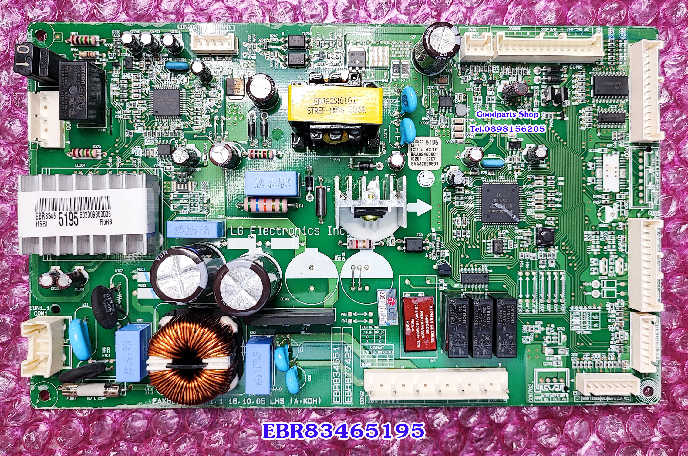 EBR83465195 เมนบอร์ดตู้เย็น LG ใช้แทน EBR83465148