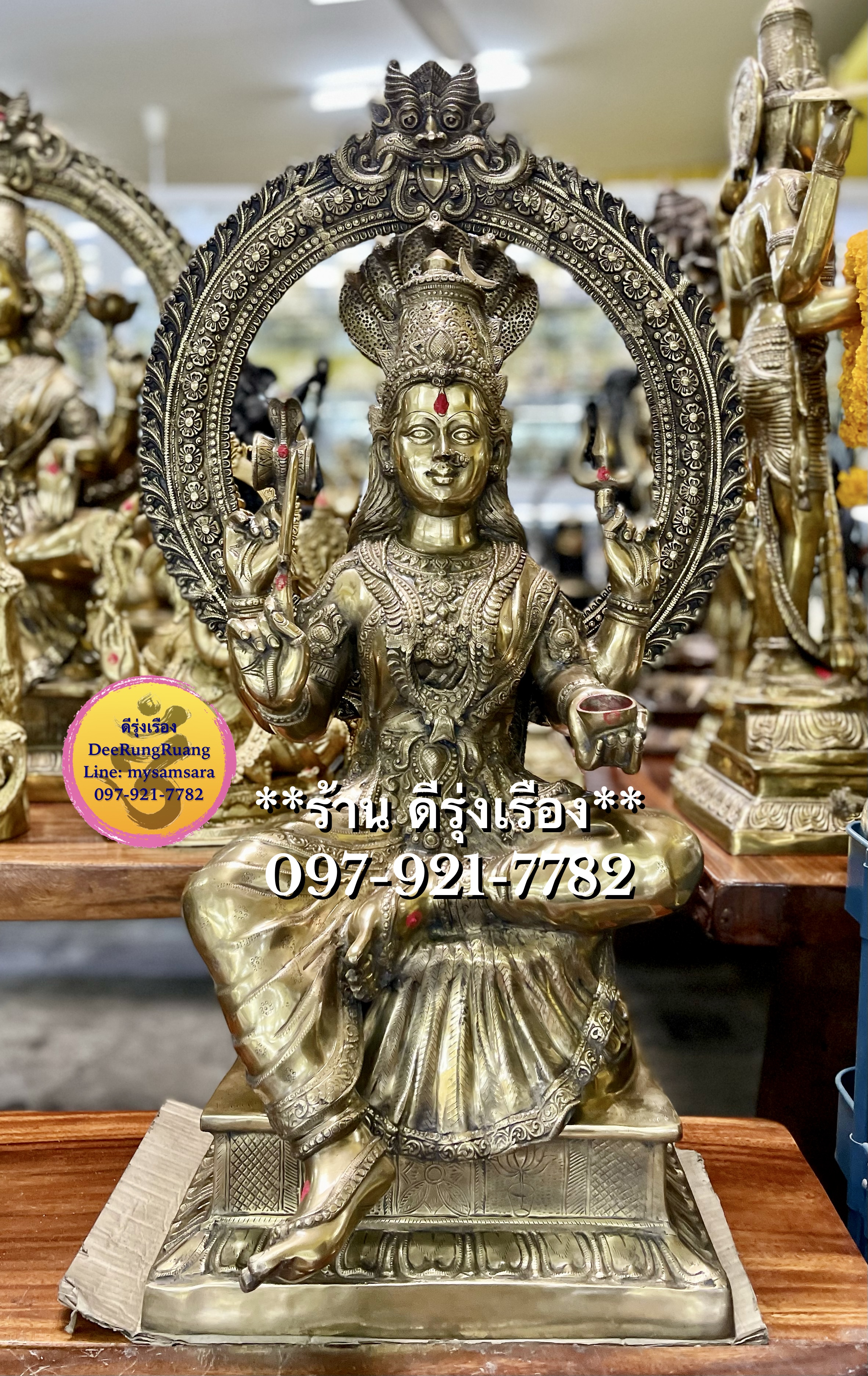พระแม่มารีอัมมัน ประทับบัลลังก์ ***องค์ใหญ่***
