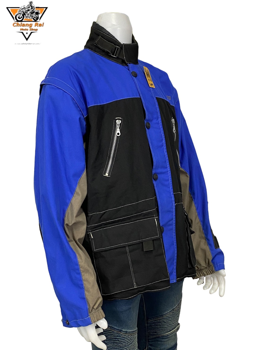 เสื้อขี่มอเตอร์ไซด์( มือสอง) RCTA 349 อก 54 " ยาว 27 "(XXL) ยี่ห้อ**RINO** (ไม่มีการ์ด)