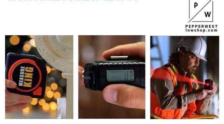 MEASUREKING ตลับเมตร ดิจิตอล 3 in 1