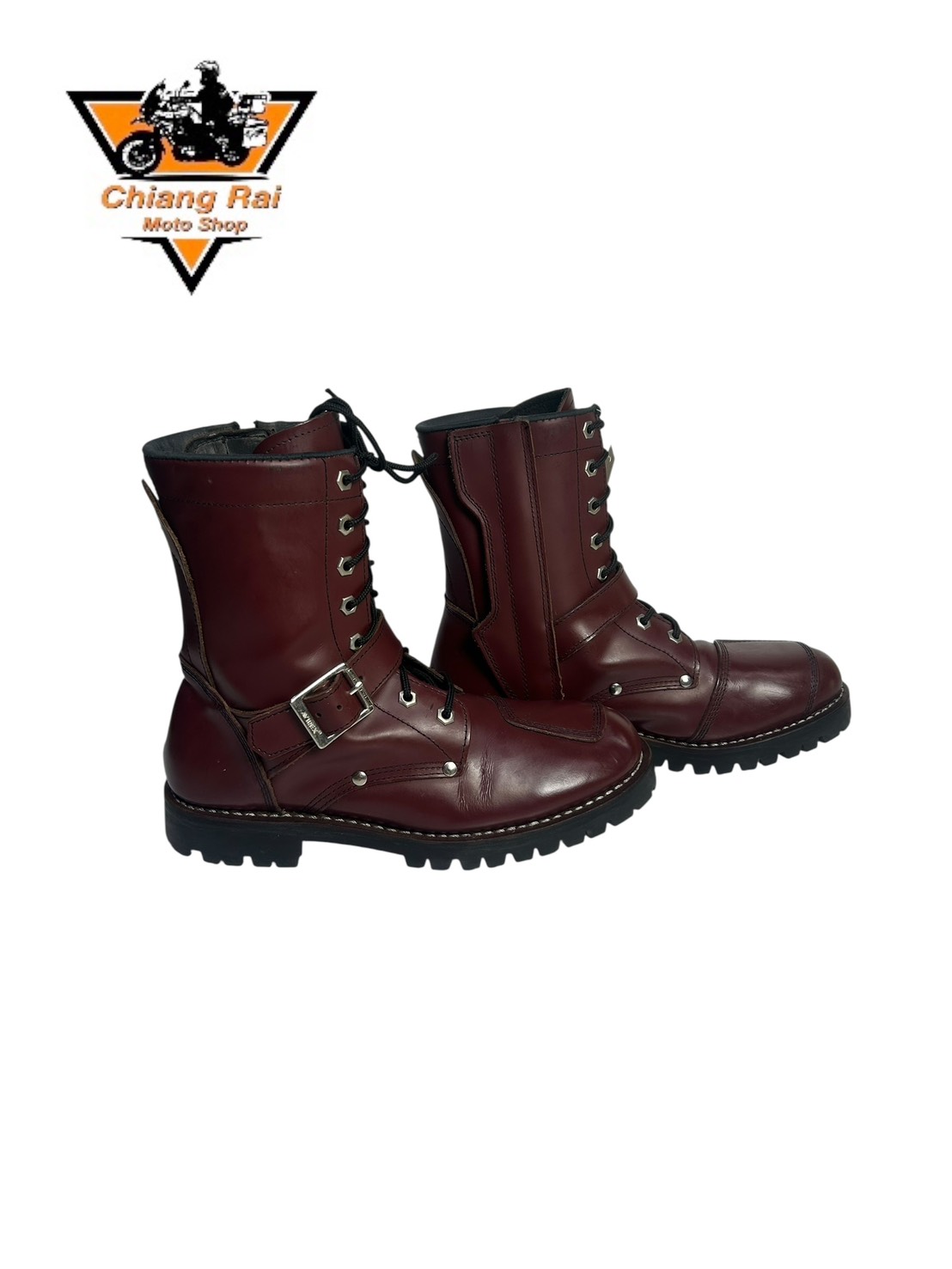 รองเท้าขี่มอเตอร์ไซด์( มือสอง) RCBT-114 Size ขนาดจากป้าย 41:EUR / 7.5:UK / 26.5:Cm.(Avirex)