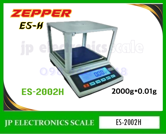 เครื่องชั่งตั้งโต๊ะ2000g เครื่องชั่งดิจิตอล2kg ตาชั่งดิจิตอล2kg เครื่องชั่งน้ำหนักดิจิตอล2กิโลกรัม เครื่องชั่งดิจิตอล2กิโลกรัม ตาชั่ง2กิโลกรัม ความละเอียด0.01g ยี่ห้อ ZEPPER รุ่น ES-H ขนาดถาดชั่ง 132*132mm.